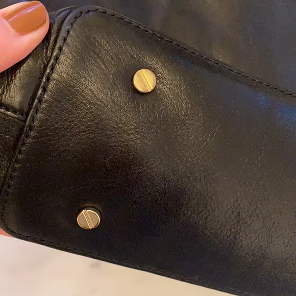 Tory Burch Purse Black Leather Purse - Picture 6 of 10